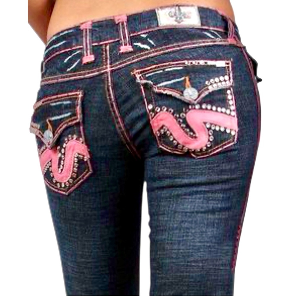 Laguna Beach Jeans similar to True religion jeans plus sparkle 29” X 36” Y2K